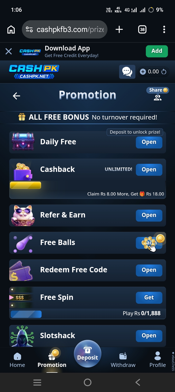 Cash PK Game